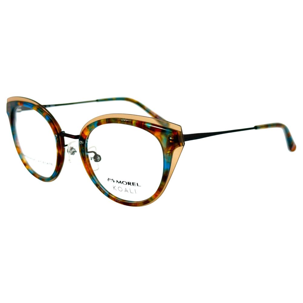 Morel Koali 20072K Womens Plastic Eyeglass Frame MM03 Brown Blue 48-21 France